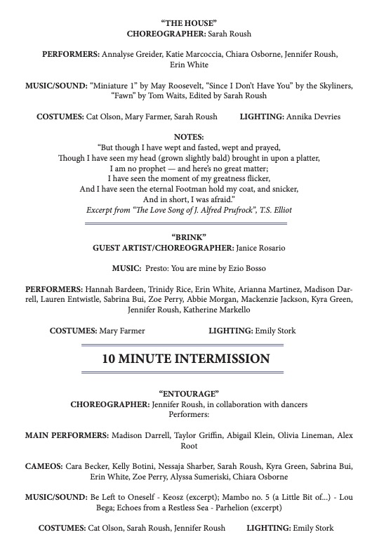 Dance Concert QR Playbill5